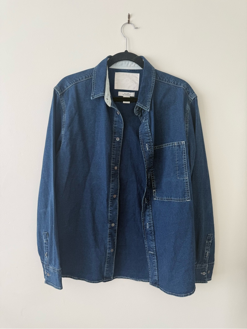 EUC COS men’s denim shirt